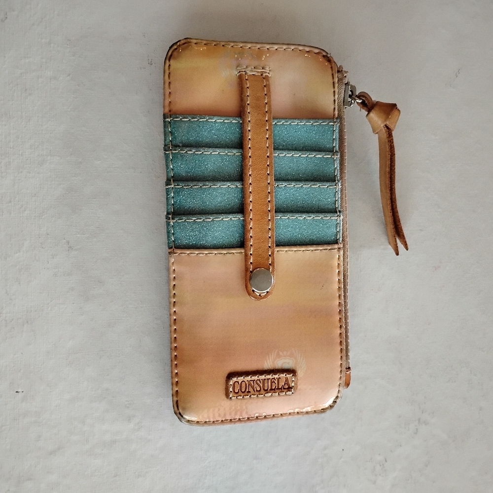 Consuela Tan and Blue Wallet